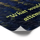 Poster Van Gogh Rhone Starry Night & Courage Citation Pos (Coin)