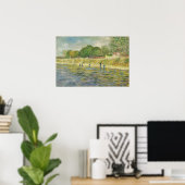 Poster Van Gogh - Rive de la Seine (Bureau à domicile)