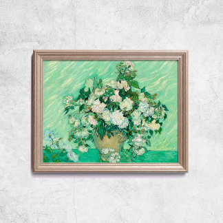 Poster Van Gogh Rose Vieux Art Mur célèbre