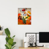 Poster Van Gogh Roses and Anemones (Bureau à domicile)