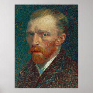 Poster Van Gogh Self Portrait Art Peinture