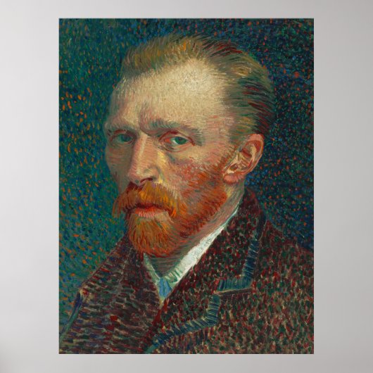 Poster Van Gogh Self Portrait Art Peinture (Devant)