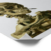 Poster Van Gogh, Skeleton with a burning cigarette (Coin)