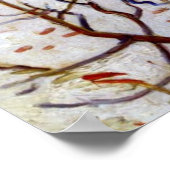 Poster Van Gogh-Snowy Paysage avec Arles en Arrière - pla (Coin)