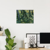 Poster Van Gogh - Sous-bois (Bureau à domicile)