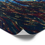 Poster Van Gogh Starry Classic Nuit Impressionnisme Art (Coin)