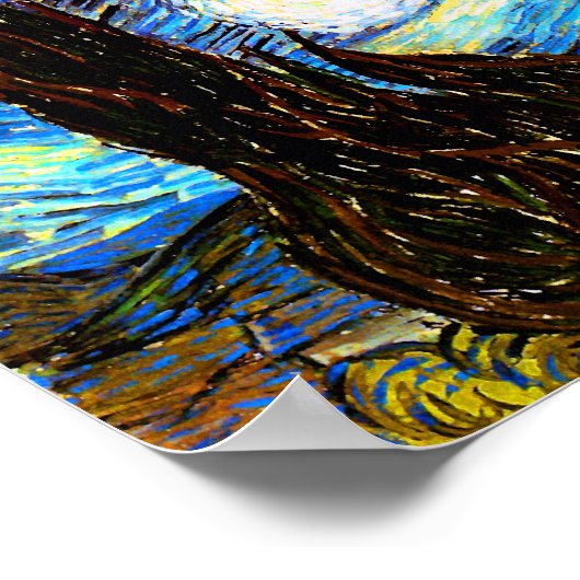 Poster Van Gogh Starry Night Fine Art (Coin)