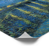 Poster Van Gogh Starry Nuit Rhône Peinture (Coin)