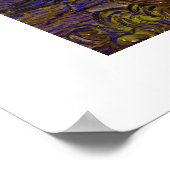 Poster Van Gogh Starry Peinture de nuit de l'artiste Vinc (Coin)