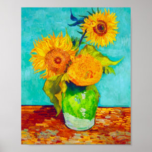 Poster Van Gogh Sunflowers