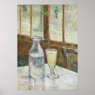 Poster Van Gogh - Table Café Avec Absinthe