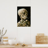 Poster Van Gogh - Tête de squelette (Cuisine)