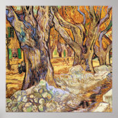 Poster Van Gogh - The Large Plane Trees, (Devant)