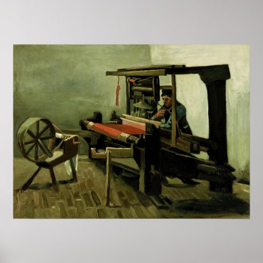 Poster Van Gogh - Tisserand (Devant)