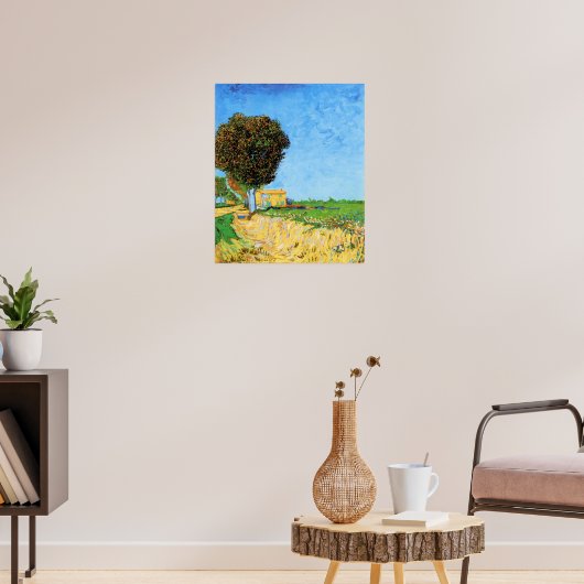 Poster Van Gogh - Une allée près d'Arles, (Salon 3)
