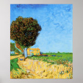 Poster Van Gogh - Une allée près d'Arles, (Devant)