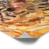 Poster Van Gogh - Une Route À Saint-Rémy Avec Une Figure  (Coin)