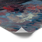 Poster van Gogh Vase avec chinois Asters et Gladioli (Coin)