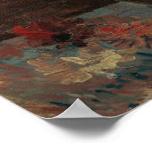 Poster Van Gogh - Vase Avec Des Asters Chinois Et Des Gla (Coin)