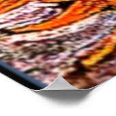 Poster Van Gogh - Vase avec six tournesols (Coin)