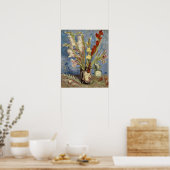 Poster Van Gogh - Vase, Jardin Gladiolus & Asters chinois (Cuisine)