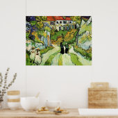 Poster Van Gogh Village Street et Steps Auvers, Figures (Cuisine)