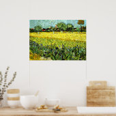 Poster Van Gogh - Vue d'Arles avec Irises, 1888 (Cuisine)