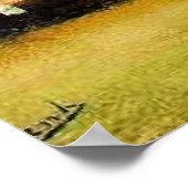 Poster Van Gogh - Vue de La Haye avec Nouvelle Eglise, (Coin)