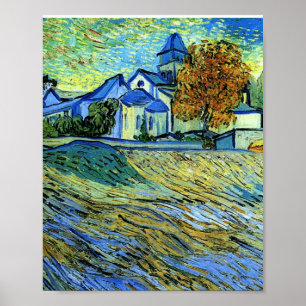 Poster Van Gogh - Vue de l'église Saint-Paul