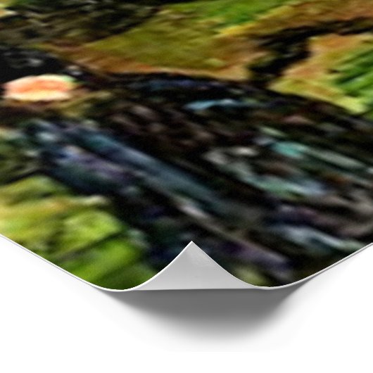 Poster Van Gogh - Vue d'un parc à Paris (Coin)