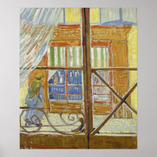 Poster Van Gogh - Vue d'une Boucherie (Devant)