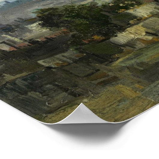 Poster Van Gogh - Vue Sur Paris (Coin)