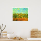 Poster Van Gogh - Wheat Field with a Lark, (Cuisine)