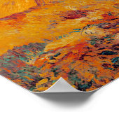 Poster Van Gogh Wheat Fields (Coin)