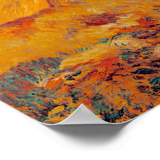 Poster Van Gogh Wheat Fields (Coin)