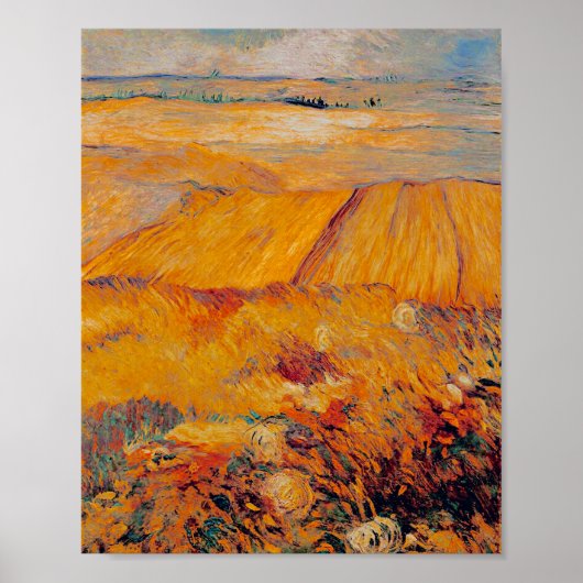 Poster Van Gogh Wheat Fields (Devant)
