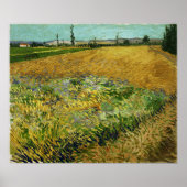 Poster Van Gogh - Wheatfield (Devant)