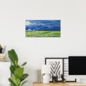 Poster Van Gogh - Wheatfield Sous Thundernuds (Bureau à domicile)