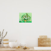 Poster Van Gogh White Roses (Cuisine)