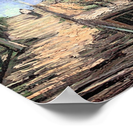 Poster Van Gogh Windmill on Montmartre (Coin)