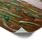 Poster Van Gogh, Young Girl Standing; Arrière - plan du b (Coin)