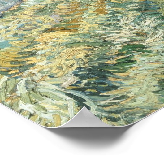 Poster Van Gogh's Landscape from Saint-Rémy Canvas Print (Coin)