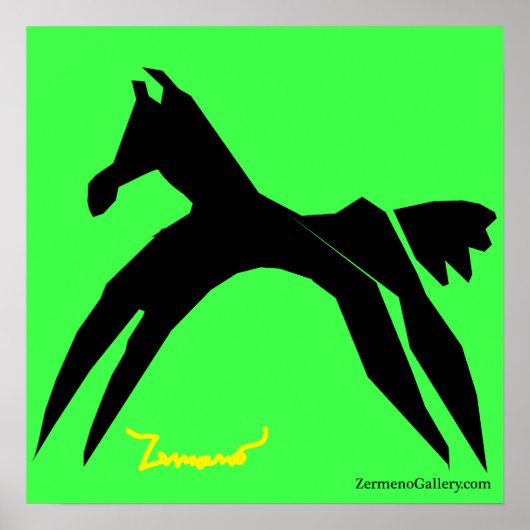 Poster van grafische kunst door Zermeno (Voorkant)