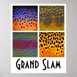 Poster van Grand Slam Trout