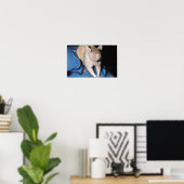 Poster van haarloze rat (Thuiskantoor)