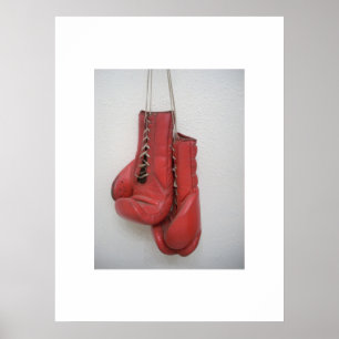 Poster van handschoenen