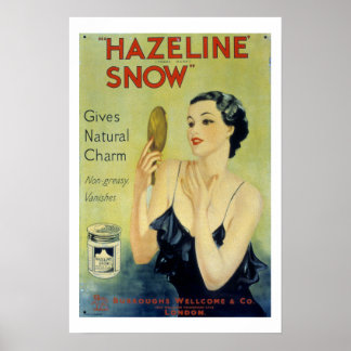  Poster van hazeline-sneeuwpop