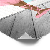 Poster van het Afrikaanse Amerikaanse Girl Balleri (Hoek)