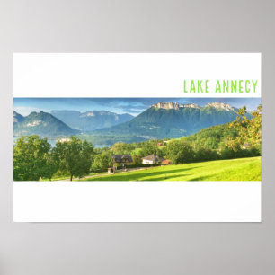 Poster van het Annecy-meer