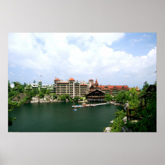 Poster van het berghuis